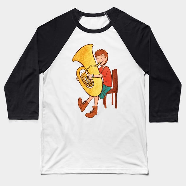 Little Tubist Baseball T-Shirt by SimplyKitt